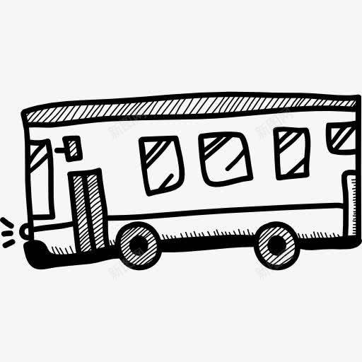 总线图标png_新图网 https://ixintu.com 交通 交通工具 公共汽车 汽车 运输