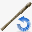 长笛重装仪器刷新风乐器图标png_新图网 https://ixintu.com flute instrument refresh reload 仪器 刷新 重装 长笛