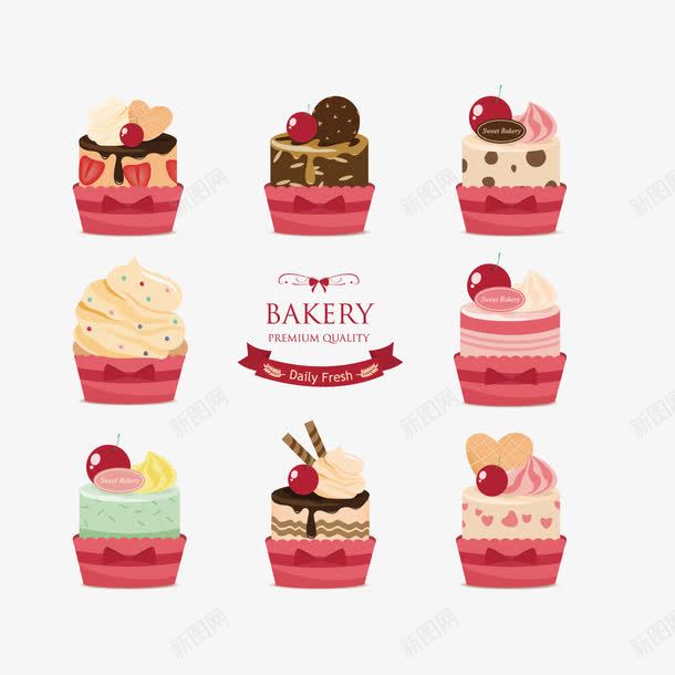 粉红色可爱蛋糕png免抠素材_新图网 https://ixintu.com 卡通 可爱 巧克力 水果 粉色 蛋糕