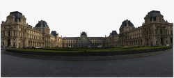 缇庡浗卢浮宫建筑2高清图片