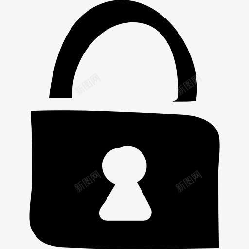 锁上的锁图标png_新图网 https://ixintu.com 密码保护 挂锁 锁