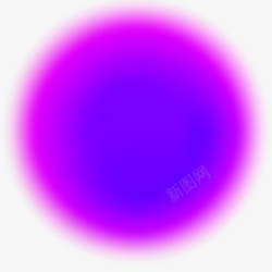 创意紫色渐变圆形矢量图素材