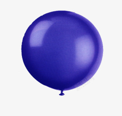 一个蓝色气球素材