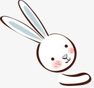 卡通小白兔素材