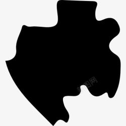 中东和非洲Gabon图标高清图片
