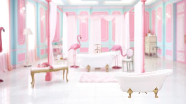 粉色浴室jpg设计背景_新图网 https://ixintu.com 图片 浴室 粉色 素材