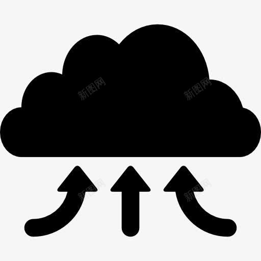 传云界面符号图标png_新图网 https://ixintu.com 云 互联网 界面 箭 转移 转移的基本图标