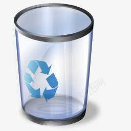 空的回收站图标png_新图网 https://ixintu.com 回收站 垃圾桶 垃圾箱