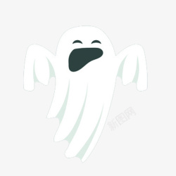 可爱的小白素材