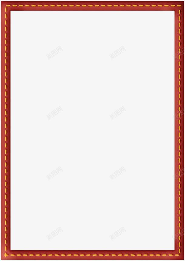 边框png免抠素材_新图网 https://ixintu.com 图框 外框 红色