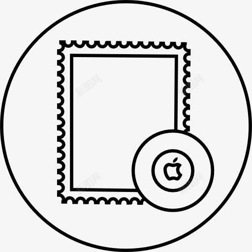 苹果密封图标png_新图网 https://ixintu.com OSX 产品 密封 接口 苹果 邮件