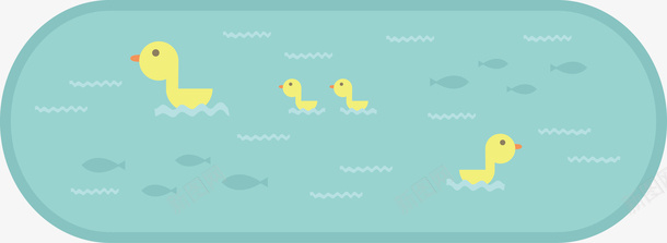 在水池里的黄鸭子图标矢量图ai_新图网 https://ixintu.com 图标 水池 鸭 鸭logo 鸭子 黄鸭 黄鸭子 矢量图