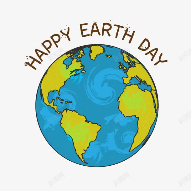 地球日png免抠素材_新图网 https://ixintu.com 一个世界 地球 家园 蓝色地球