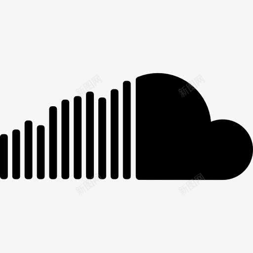 SoundCloud的标志图标png_新图网 https://ixintu.com 标志 标识 社交媒体 社交网络 音乐