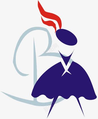 跳舞的女孩图标png_新图网 https://ixintu.com 图标 浅蓝色 深蓝色 红色
