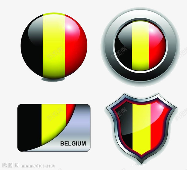 德国国旗元素png免抠素材_新图网 https://ixintu.com 元素 国旗 德国 设计
