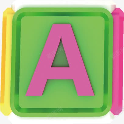 字母A儿童节png免抠素材_新图网 https://ixintu.com 儿童节 字母 素材 设计