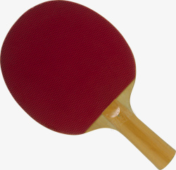 一个乒乓球乒乓球拍矢量图高清图片