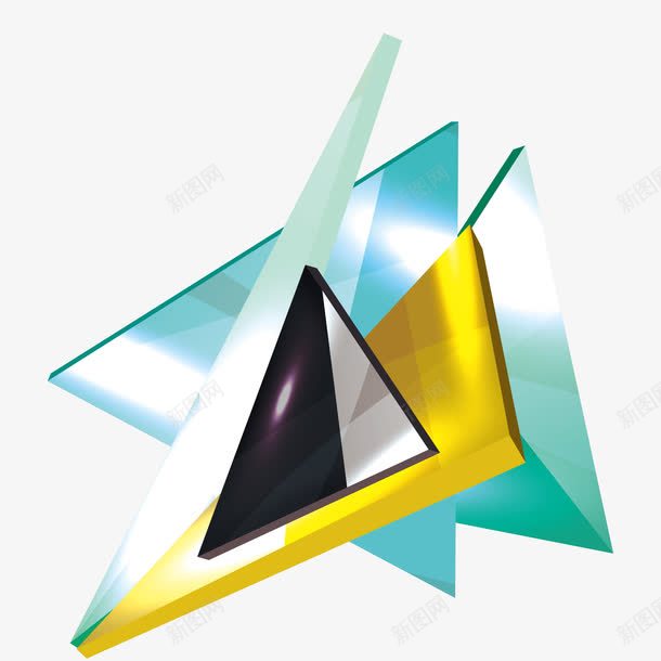 彩色3D立体几何图形png免抠素材_新图网 https://ixintu.com 3D 几何 几何形状 多边形 多边形几何体 彩色3D 抽象 时尚几何体 科技几何体 立体 立体棱形几何体