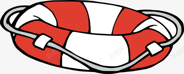 红白条纹游泳圈png免抠素材_新图网 https://ixintu.com 健身 卡通 旅行用品 游泳 游泳圈 矢量图案 装饰