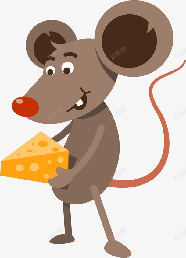 奶酪褐色老鼠矢量图eps免抠素材_新图网 https://ixintu.com 奶酪 手绘卡通老鼠 手绘风格 矢量老鼠 老鼠 褐色 褐色老鼠 矢量图