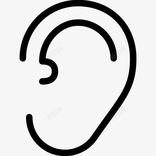 耳朵图标png_新图网 https://ixintu.com ear 耳朵