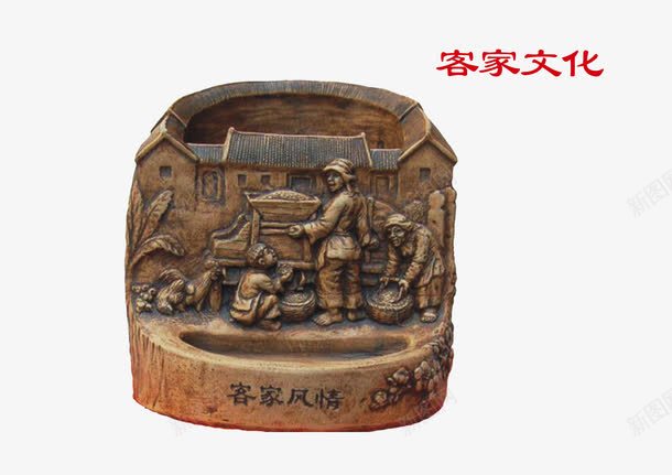 客家文化少数民族png免抠素材_新图网 https://ixintu.com 客家文化 少数民族 铜器 雕塑