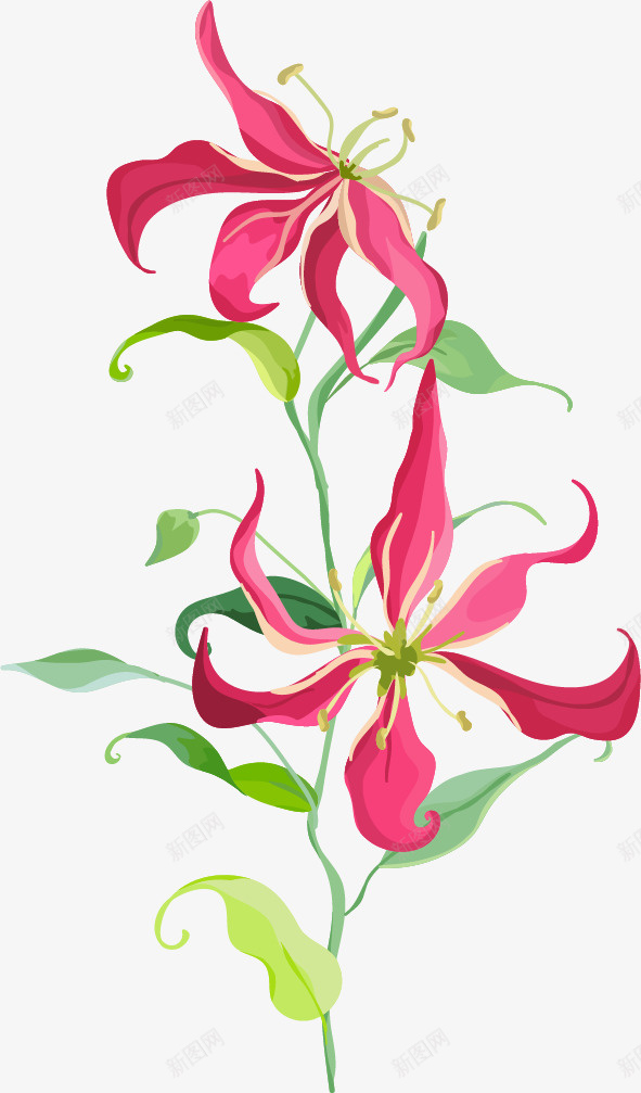 手绘水彩粉色的花朵png免抠素材_新图网 https://ixintu.com 创意 卡通手绘 唯美 小清新 植物 水彩 花卉 花朵