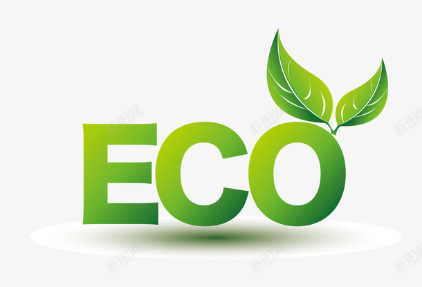 绿色环保eco矢量图eps免抠素材_新图网 https://ixintu.com eco素材 环保eco 矢量eco 绿色eco 矢量图
