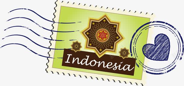 邮票印度尼西亚png免抠素材_新图网 https://ixintu.com 旅游 纪念 邮政