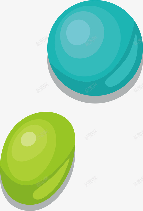 创意圆形珠子矢量图ai免抠素材_新图网 https://ixintu.com 创意 卡通手绘 圆形 水彩 珠子 绿色 蓝色 矢量图