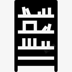 图书货架书架图标高清图片