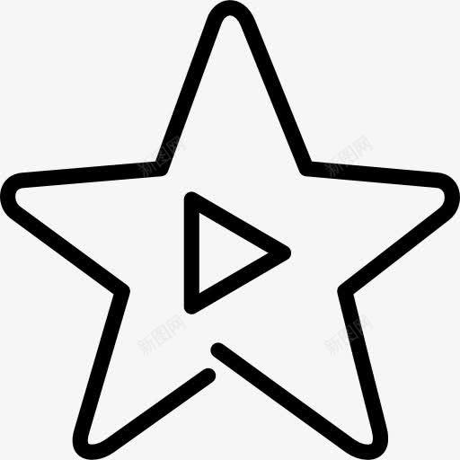 明星图标png_新图网 https://ixintu.com 喜爱 形状和符号 明星 最喜欢的 标志的形状 率
