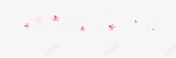粉红色花朵png免抠素材_新图网 https://ixintu.com 花朵 花瓣 花红色花朵