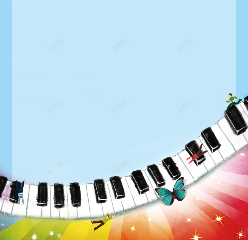 钢琴大赛海报背景psd设计背景_新图网 https://ixintu.com 儿童 儿童钢琴展架 卡通 可爱 弹钢琴 活动展架 活泼 钢琴大赛图片下载