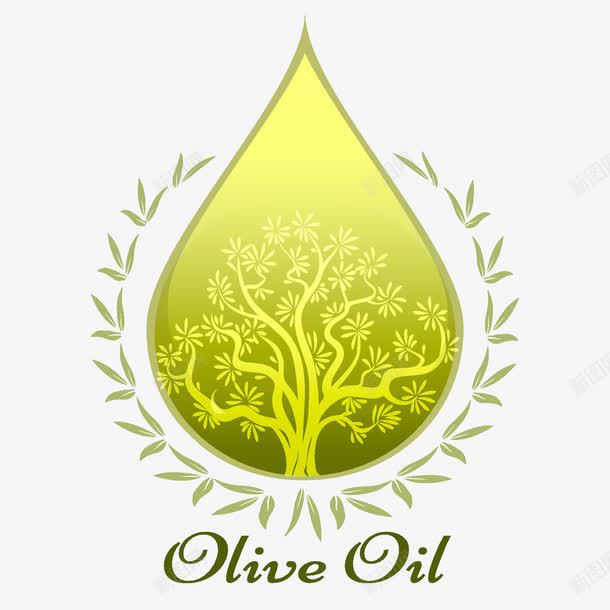 橄榄油滴图标png_新图网 https://ixintu.com Oil Olive 橄榄油 绿色的