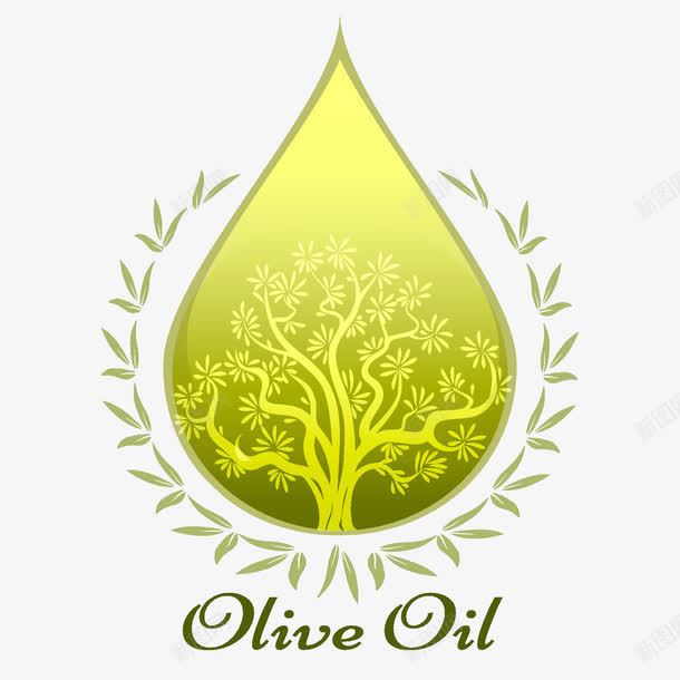 橄榄油滴图标png_新图网 https://ixintu.com Oil Olive 橄榄油 绿色的