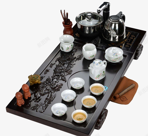 古人喝茶茶具png免抠素材_新图网 https://ixintu.com 古人喝茶 喝茶 茶具 茶杯 茶道