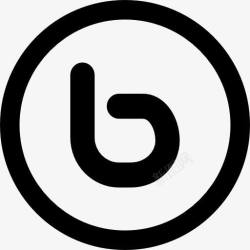 Bebo的标志社会Bebo圆形按钮图标高清图片
