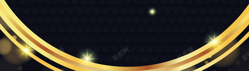 黑金酷炫大气banner矢量图ai设计背景_新图网 https://ixintu.com 亮光 大气 炫光 酷炫 金光 金粉 金色元素 高端 黑色 黑金 矢量图