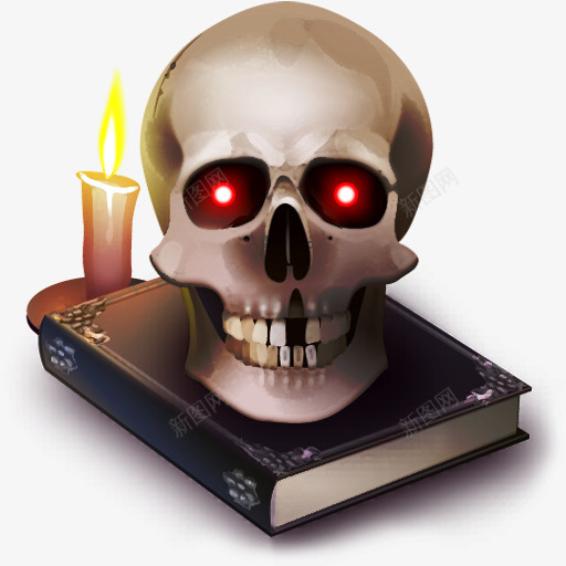 头骨万圣节halloweenicons图标png_新图网 https://ixintu.com Skull halloween 万圣节 头骨