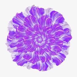 花朵高贵炫酷紫色绽开的花朵顶视图高清图片