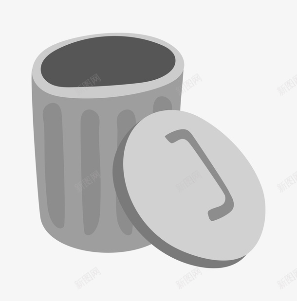卡通简约手绘垃圾桶装饰png免抠素材_新图网 https://ixintu.com 垃圾 垃圾桶 垃圾桶简笔画 垃圾桶设计 广告设计 静物