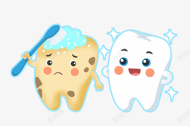 白色卡通牙齿png免抠素材_新图网 https://ixintu.com 卡通 可爱 牙齿 牙齿修护卡通图 牙齿萌出 萌