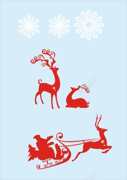 雪花圣诞字圣诞模板背景高清图片