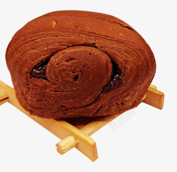 方块网红面包网红脏脏包巧克力手工面包早餐包高清图片