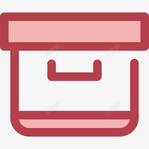 箱图标png_新图网 https://ixintu.com 存储 存储箱 归档 数据存储 文件存储 盒 运输和交付