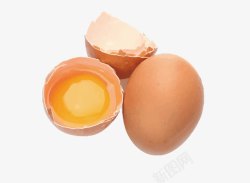 禽蛋类鸡蛋和鸡蛋黄高清图片