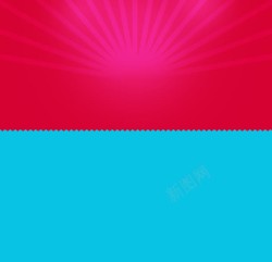 红色蓝色矩形背景图素材