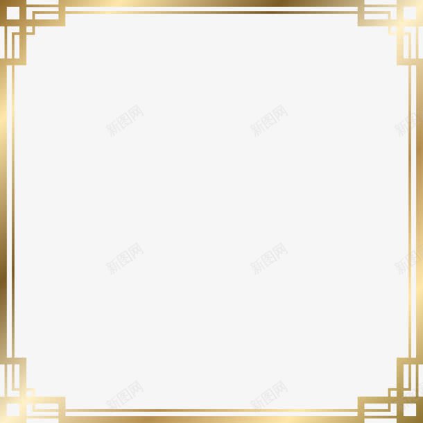 金属花纹框png免抠素材_新图网 https://ixintu.com 矢量装饰 花纹框 花纹装饰 装饰 金色花纹